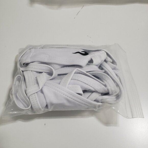 New‎ ANKOMINA Women's Triangle Bikini Set in White - Size Medium - Picture 5 of 6